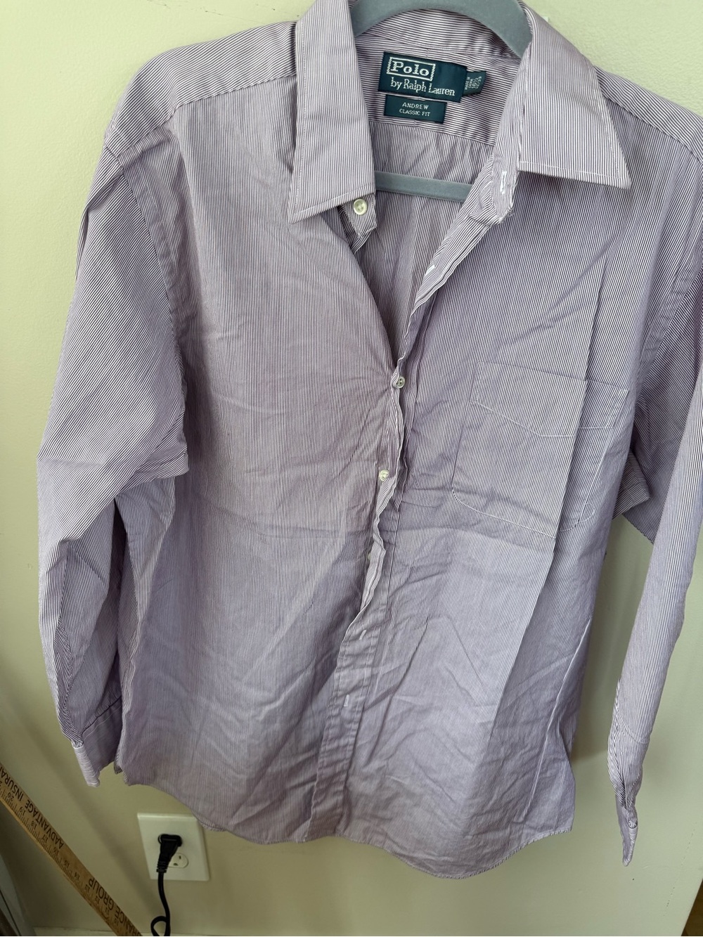 Ralph Lauren Lavender Button-Down Dress Shirt